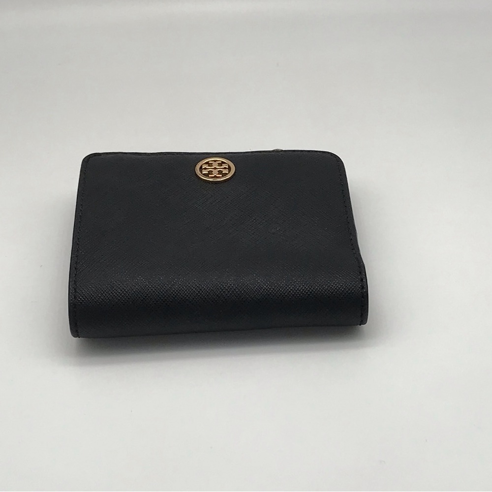 EUC TORY BURCH ROBINSON BLACK WALLET - Picture 3 of 16